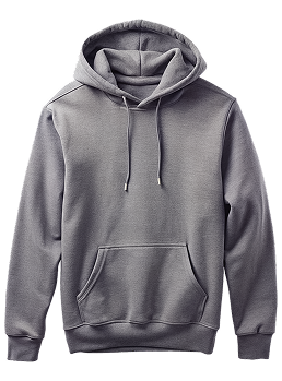 plain-grey-hoodie-free-png 3
