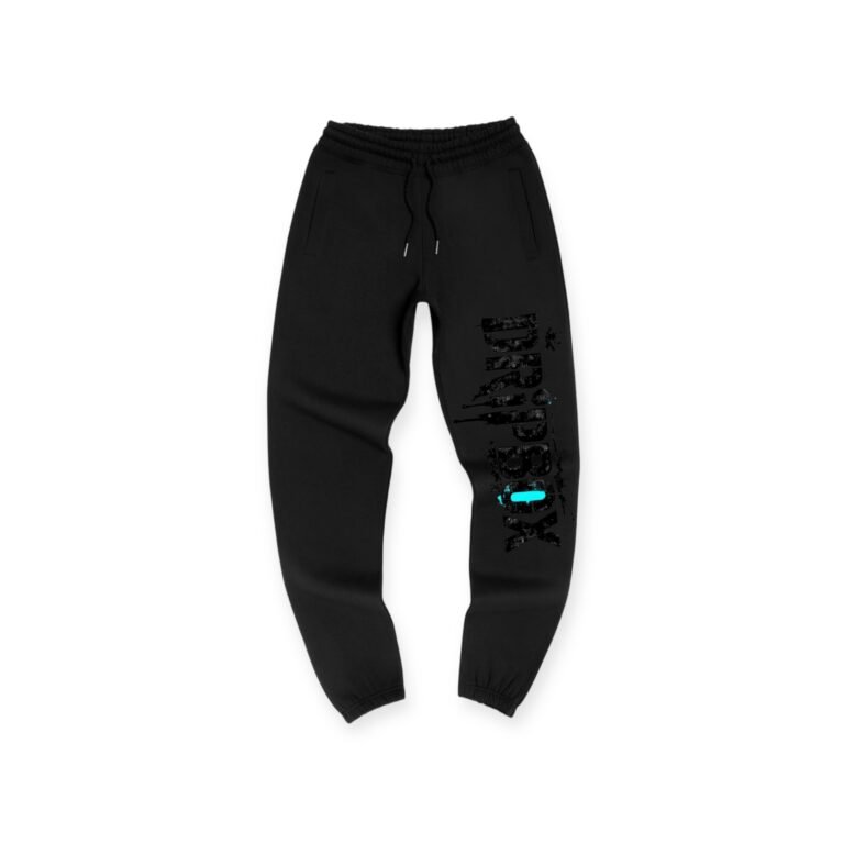 Black Dripbox Sweatpant